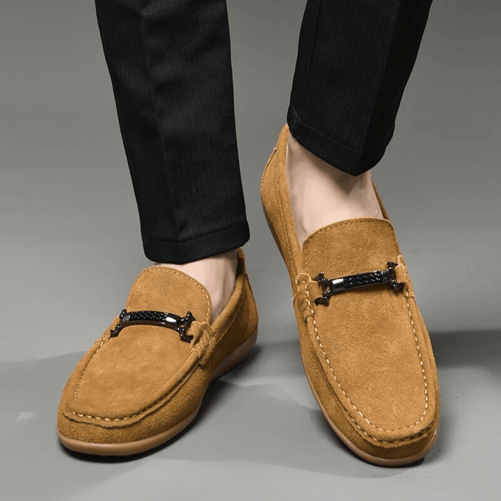 Nortvale - Italian Suede Leather Loafers - 14:771#Yellow;200000124:200000334