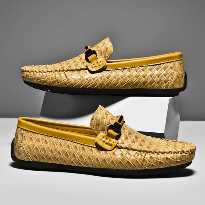 Nortvale - LuxeWeave Leather Loafers - 000000000