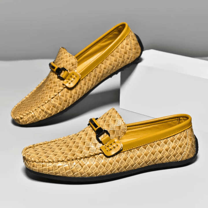 Nortvale - LuxeWeave Leather Loafers - 000000000