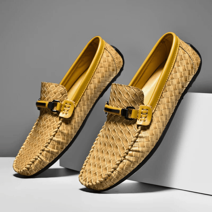 Nortvale - LuxeWeave Leather Loafers - 000000000