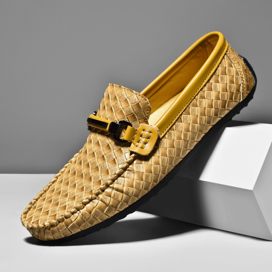 Nortvale - LuxeWeave Leather Loafers - 000000000