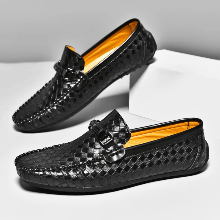 Nortvale - LuxeWeave Leather Loafers - 14:193;200000124:200000364