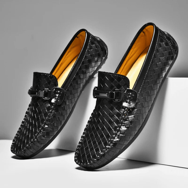 Nortvale - LuxeWeave Leather Loafers - 14:193;200000124:200000364