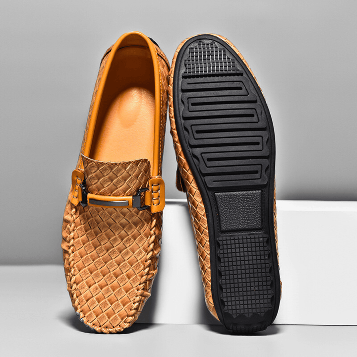 Nortvale - LuxeWeave Leather Loafers - 14:365458;200000124:200000364