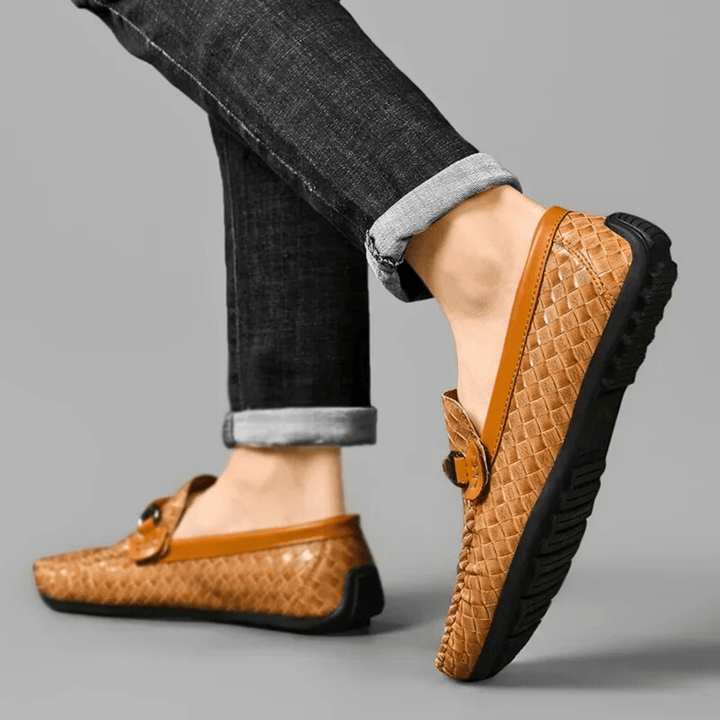 Nortvale - LuxeWeave Leather Loafers - 14:365458;200000124:200000364