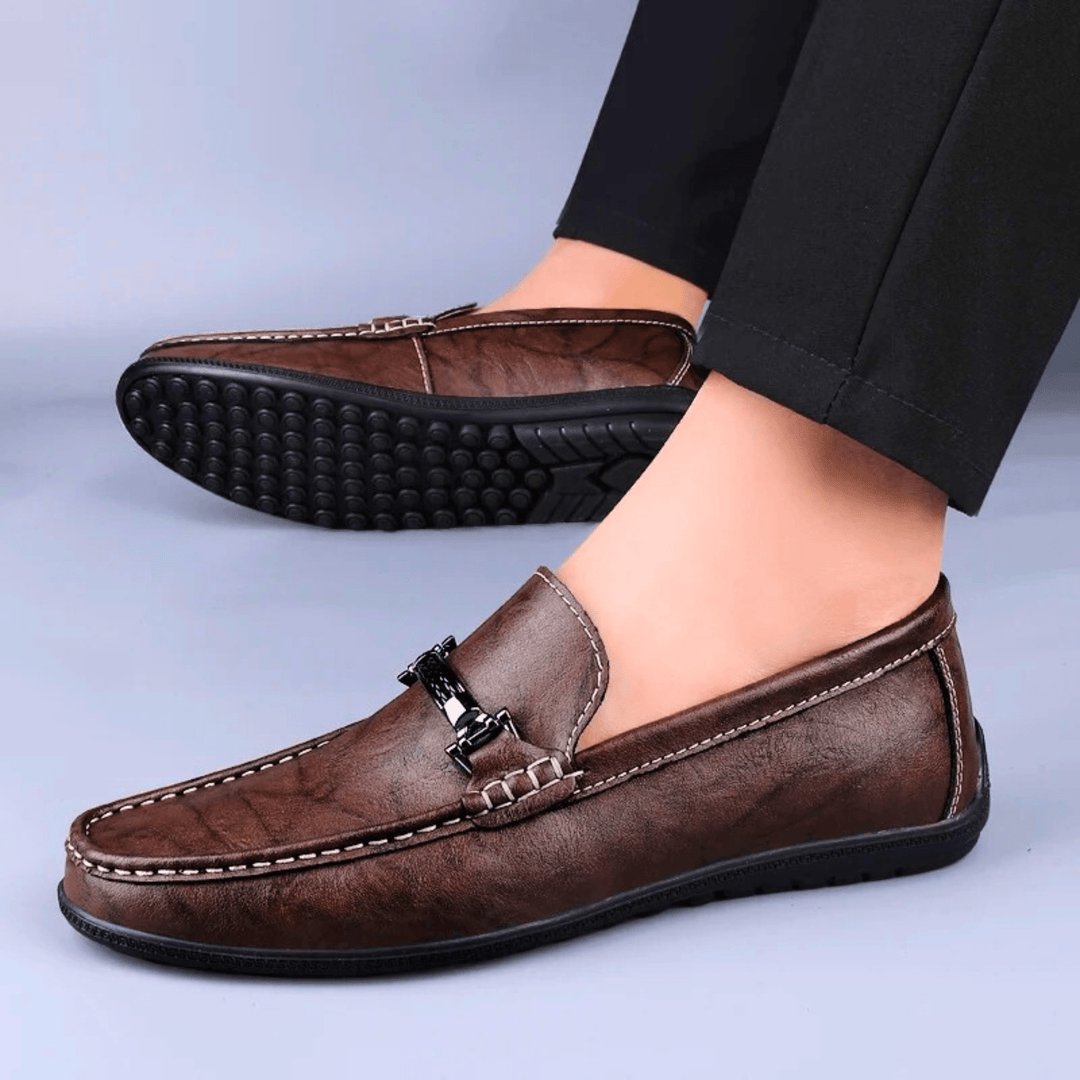 Nortvale - Milano Genuine Leather Loafers - 14:365458#Brown;200000124:200000334