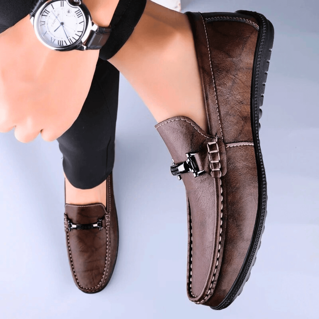 Nortvale - Milano Genuine Leather Loafers - 14:365458#Brown;200000124:200000334