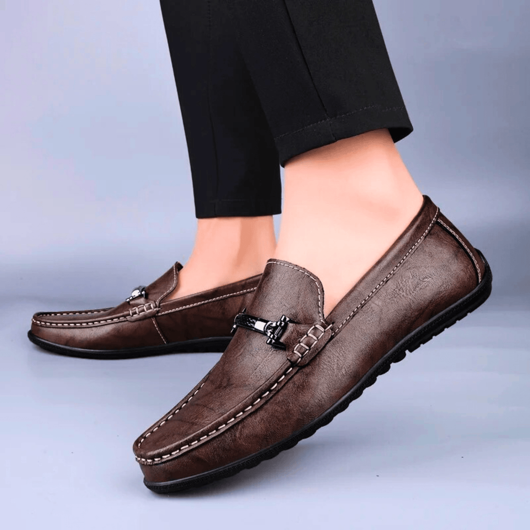 Nortvale - Milano Genuine Leather Loafers - 14:365458#Brown;200000124:200000334