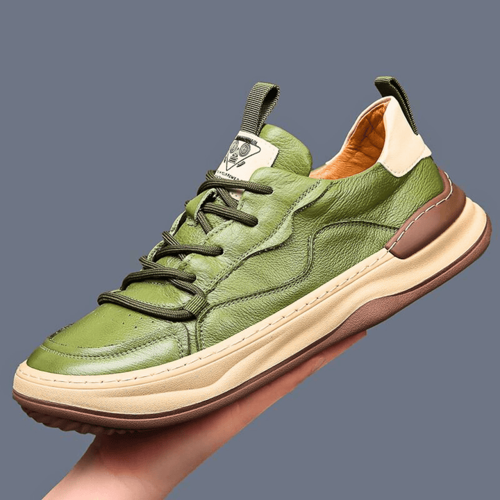 Nortvale - Montevaro Leather Sneaker - 14:100018786#Green shoes;200000124:200000898
