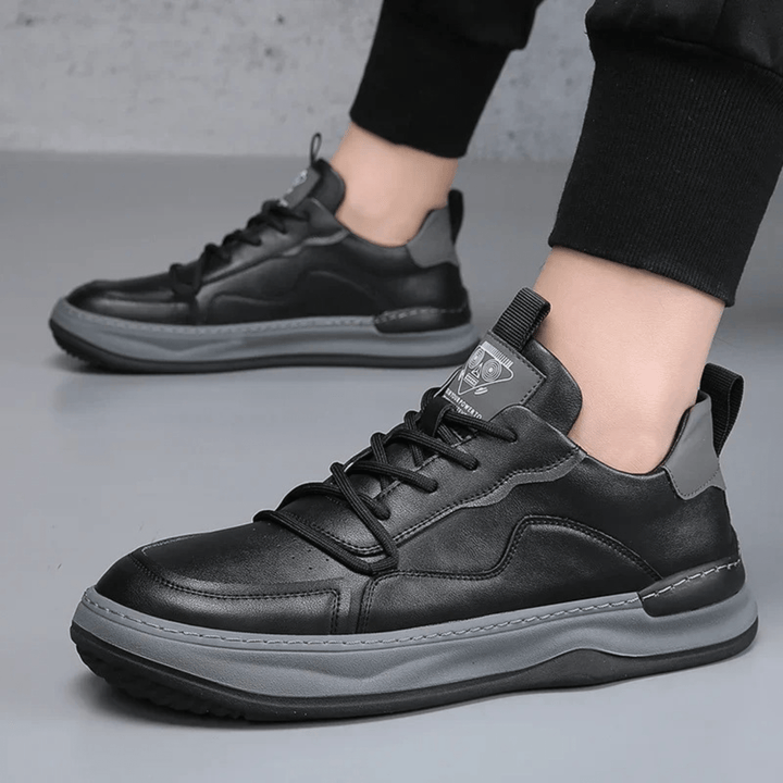 Nortvale - Montevaro Leather Sneaker - 14:1254#Black single shoe;200000124:200000898
