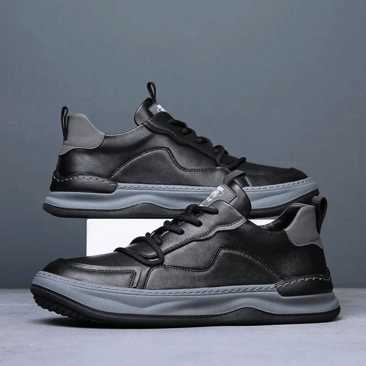 Nortvale - Montevaro Leather Sneaker - 14:1254#Black single shoe;200000124:200000898