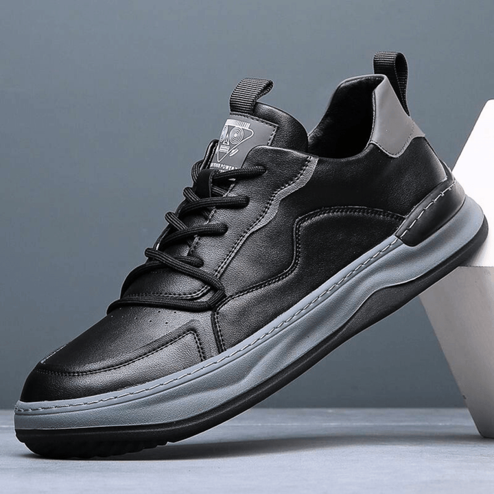 Nortvale - Montevaro Leather Sneaker - 14:1254#Black single shoe;200000124:200000898