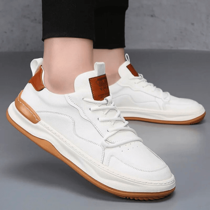 Nortvale - Montevaro Leather Sneaker - 14:365458#White single shoe;200000124:200000898