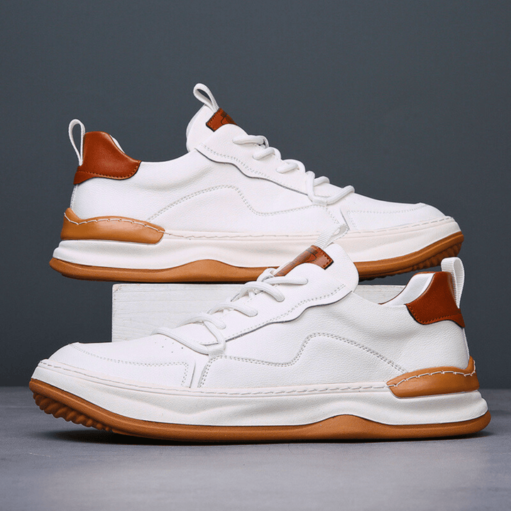 Nortvale - Montevaro Leather Sneaker - 14:365458#White single shoe;200000124:200000898
