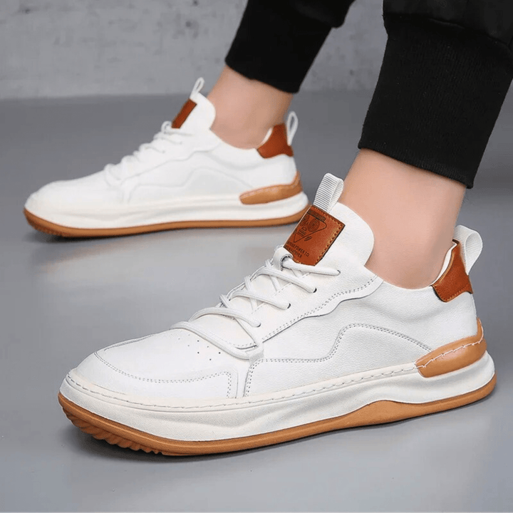 Nortvale - Montevaro Leather Sneaker - 14:365458#White single shoe;200000124:200000898