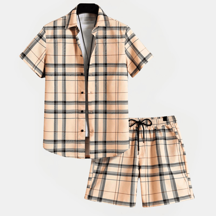 Nortvale - Plaid Patterned Summer Set - 000000000