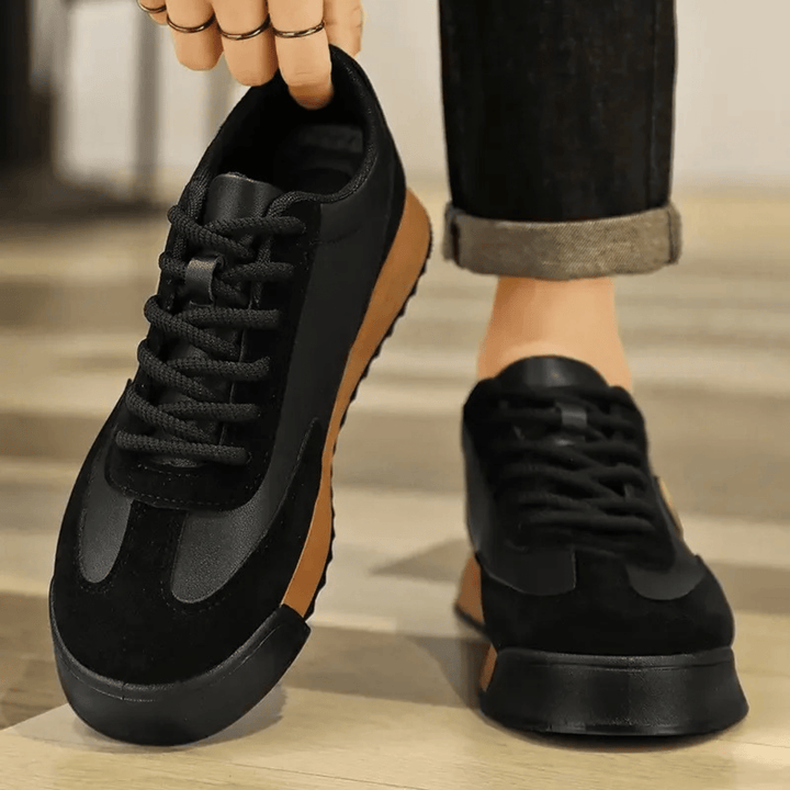 Nortvale - Retro Suede Leather Sneakers - 14:193;200000124:200000364