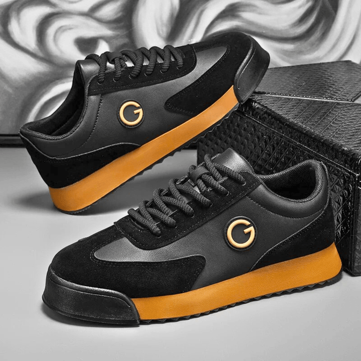 Nortvale - Retro Suede Leather Sneakers - 14:193;200000124:200000364
