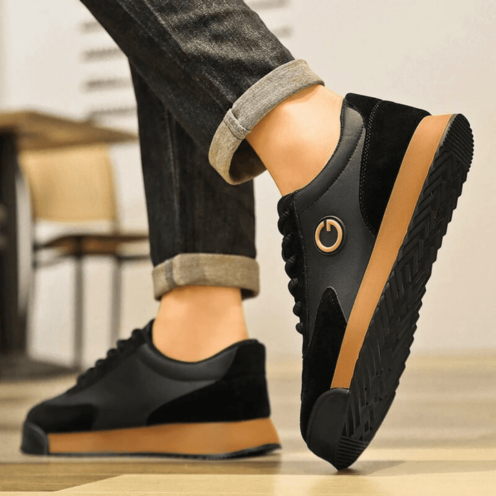 Nortvale - Retro Suede Leather Sneakers - 14:193;200000124:200000364