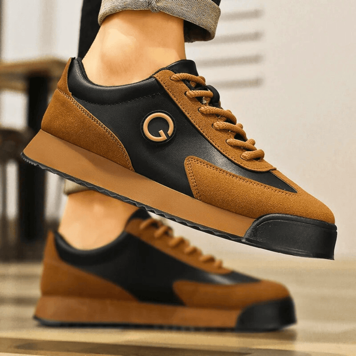 Nortvale - Retro Suede Leather Sneakers - 14:365458;200000124:200000364
