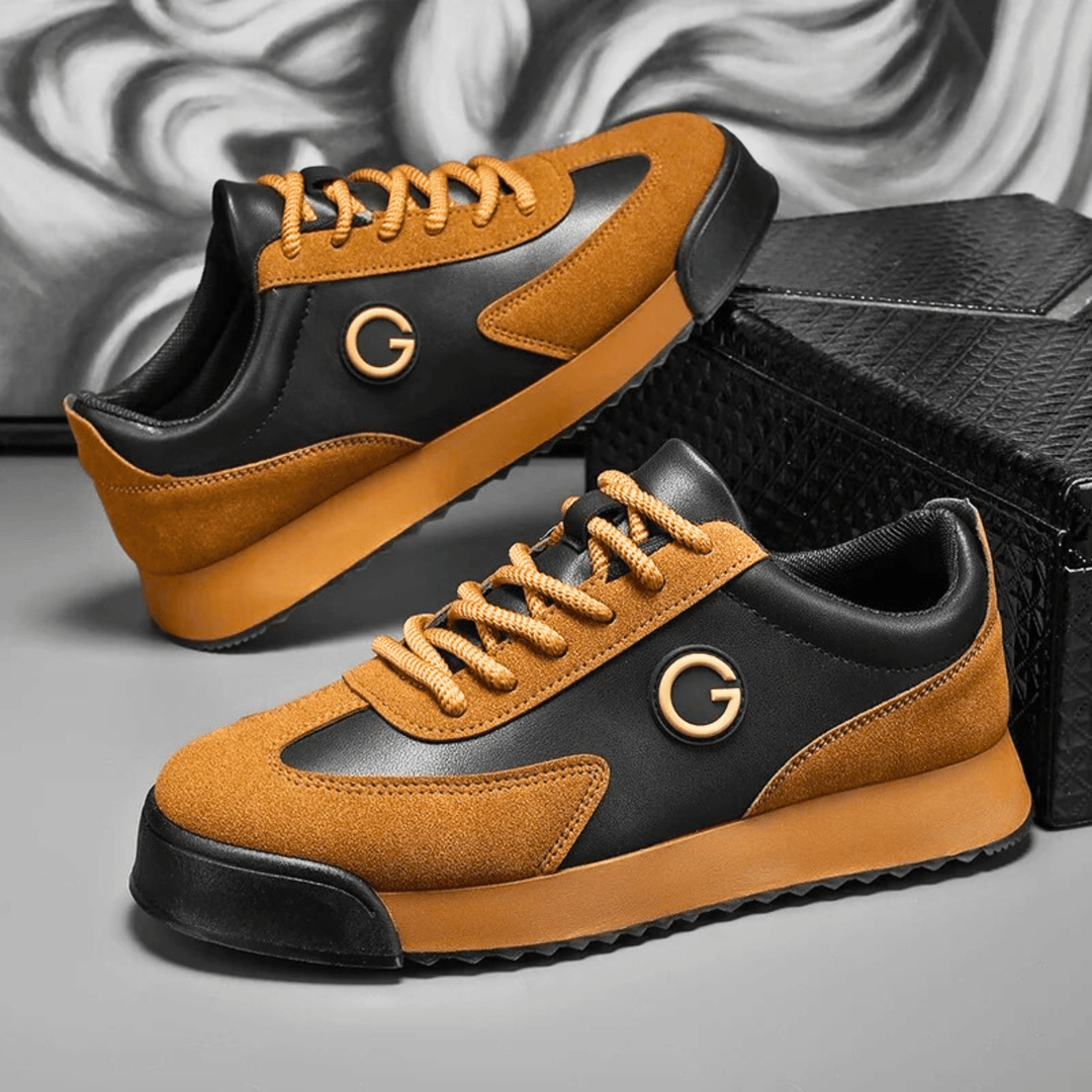 Nortvale - Retro Suede Leather Sneakers - 14:365458;200000124:200000364