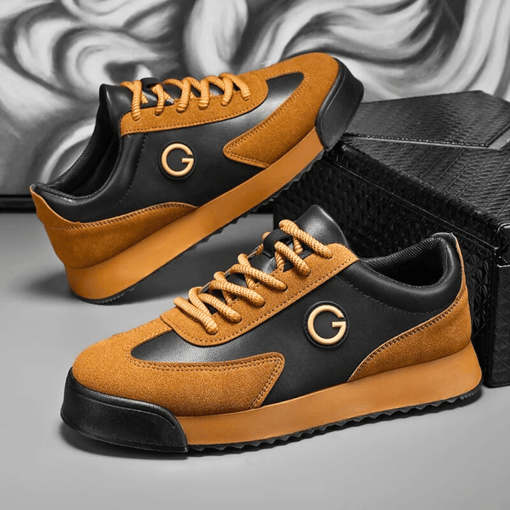 Nortvale - Retro Suede Leather Sneakers - 14:365458;200000124:200000364