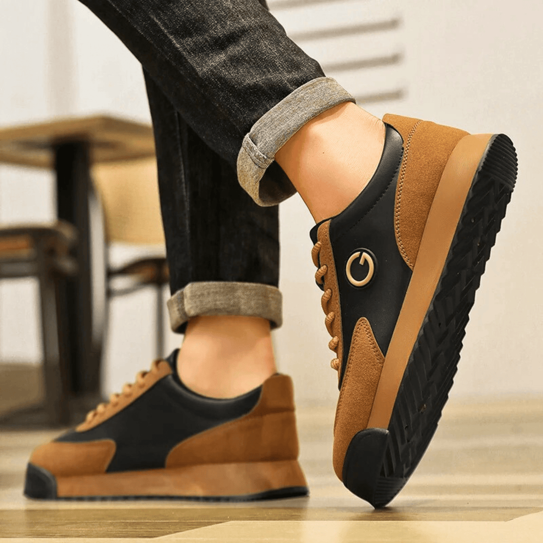 Nortvale - Retro Suede Leather Sneakers - 14:365458;200000124:200000364