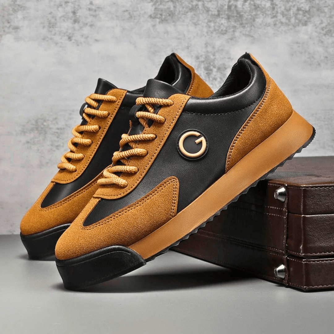 Nortvale - Retro Suede Leather Sneakers - 14:365458;200000124:200000364