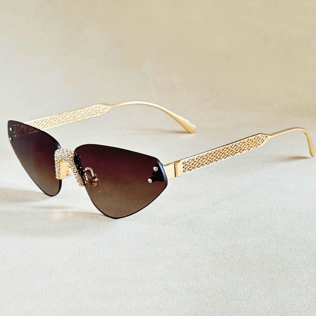 Nortvale - Rimless Cat Eye Shades - 200007763:201336100;71:100009342#As the picture;73:173#G03