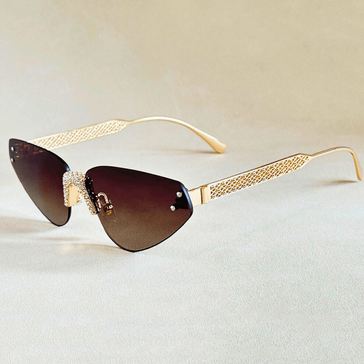 Nortvale - Rimless Cat Eye Shades - 200007763:201336100;71:100009342#As the picture;73:173#G03