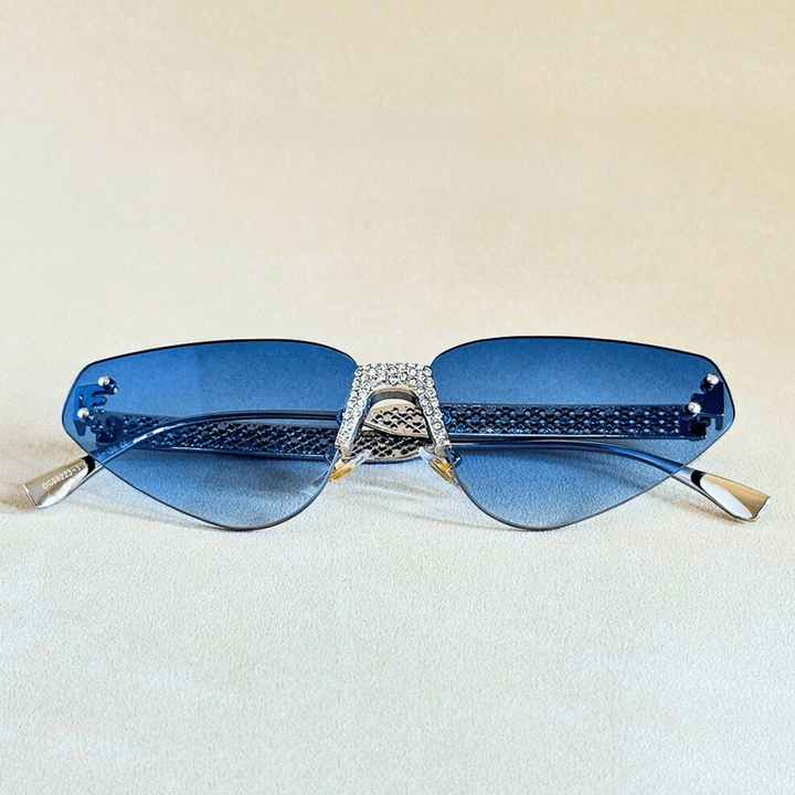 Nortvale - Rimless Cat Eye Shades - 200007763:201336100;71:100009342#As the picture;73:193#G05