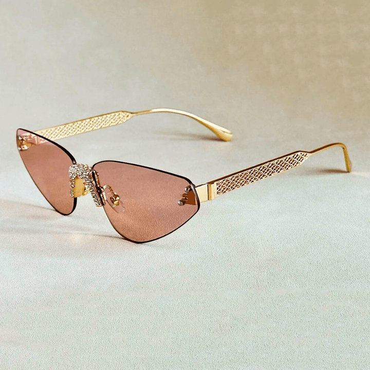 Nortvale - Rimless Cat Eye Shades - 200007763:201336100;71:100009342#As the picture;73:350852#G07