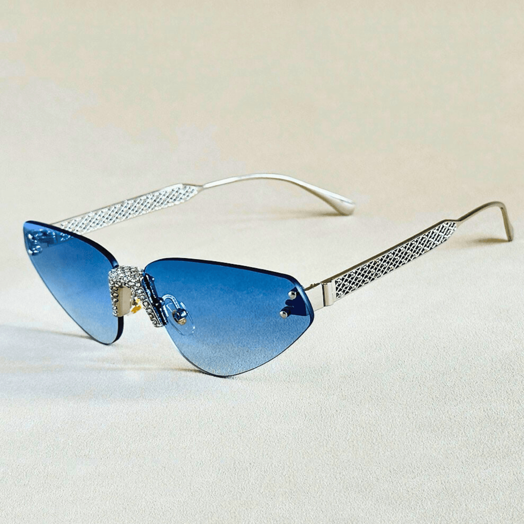 Nortvale - Rimless Cat Eye Shades - 200007763:201336100;71:100009342#As the picture;73:365458#G08