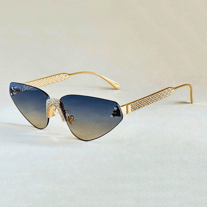 Nortvale - Rimless Cat Eye Shades - 200007763:201336100;71:100009342#As the picture;73:496#G04