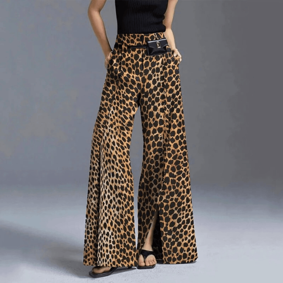 Nortvale - Split - Front High - Waist Pants - 000000000