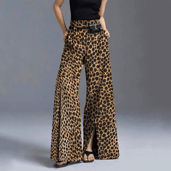Nortvale - Split - Front High - Waist Pants - 000000000