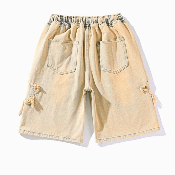 Nortvale - Star Patch Denim Shorts - 14:366;5:361386#Asian - M