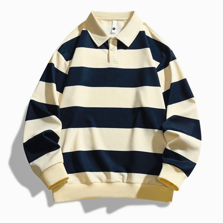 Nortvale - Urban Striped Polo Shirt - 14:201800840#8822shenlanse;5:200000990