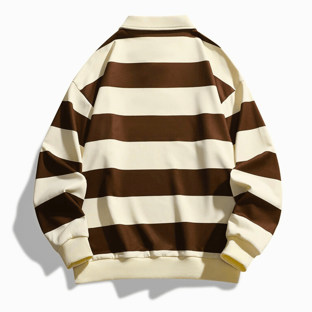 Nortvale - Urban Striped Polo Shirt - 14:4602#8822kafeise;5:200000990