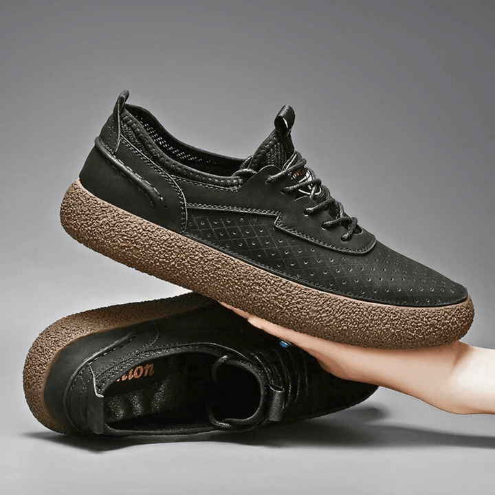 Nortvale - Valtren Genuine Leather Shoes - 14:173#26562 black;200000124:200000898