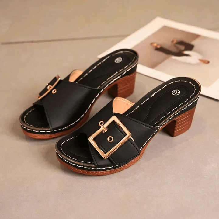 Nortvale - Velora Heeled Sandals - 14:193#Black;200000124:200000334