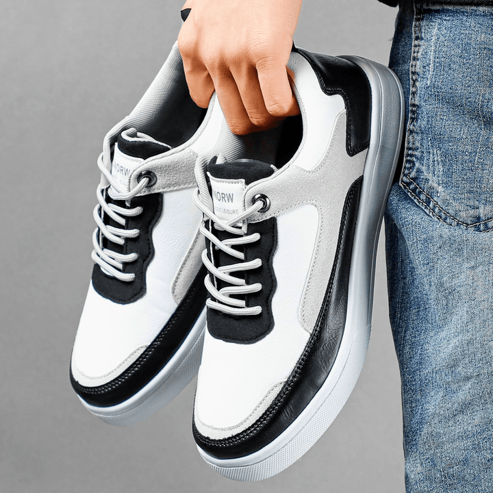Nortvale - Vérrano Leather Sneaker - 14:365458#Black;200000124:200000364