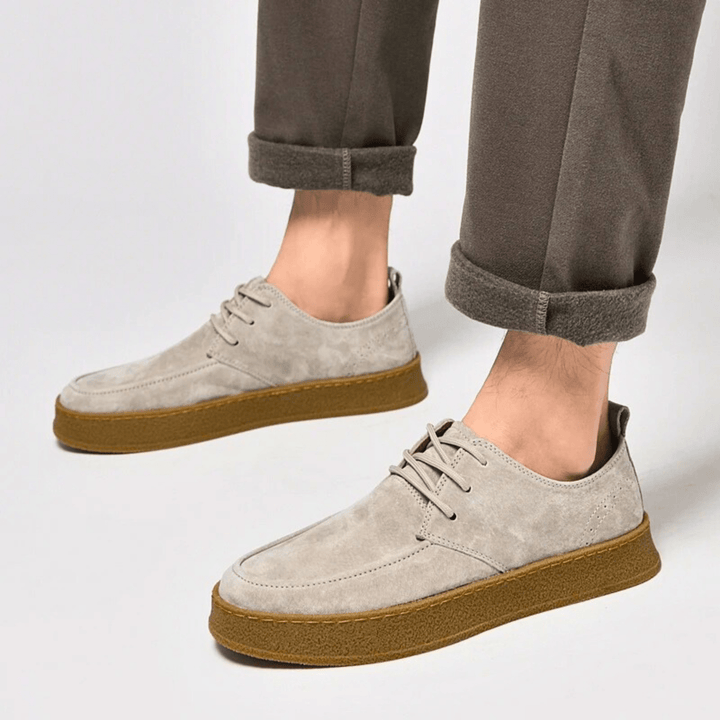 Nortvale - Vintage Suede Leather Shoes - 14:771;200000124:200000898