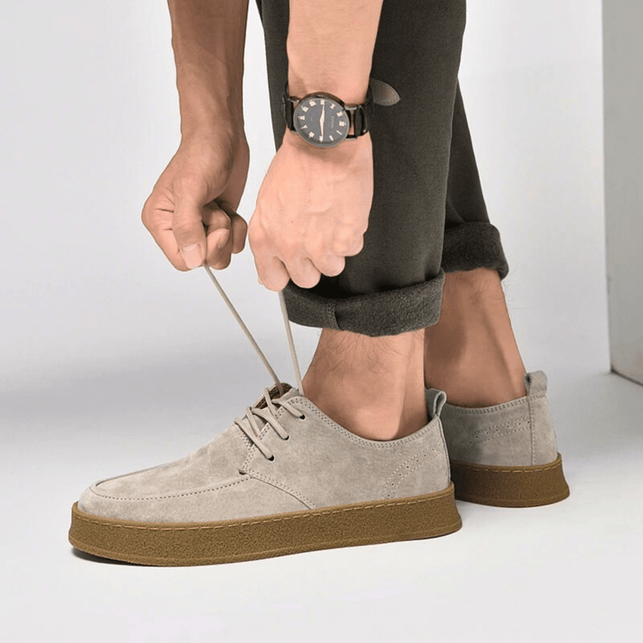 Nortvale - Vintage Suede Leather Shoes - 14:771;200000124:200000898