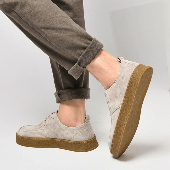 Nortvale - Vintage Suede Leather Shoes - 14:771;200000124:200000898