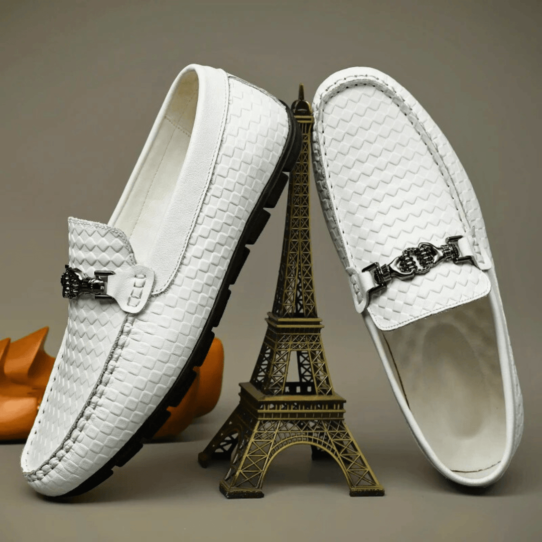 Nortvale - Weave Genuine Leather Loafers - 14:29;200000124:200000334