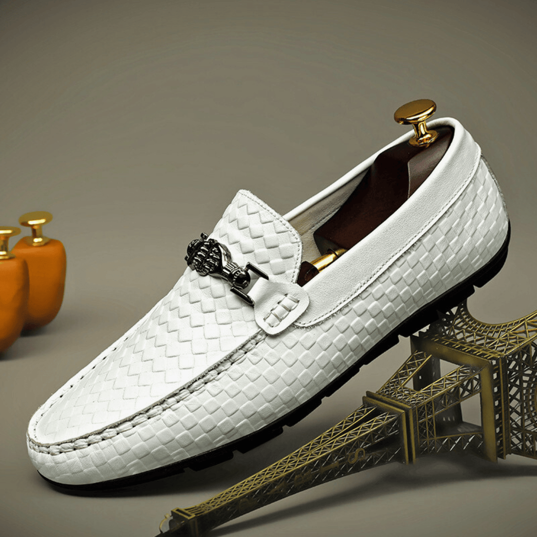 Nortvale - Weave Genuine Leather Loafers - 14:29;200000124:200000334