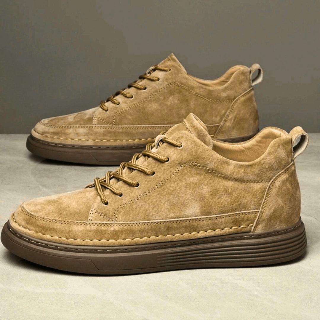 Molvana - PeakTrail Suede Sneakers - 14:200001438#Khaki - No Fur;200000124:100010482