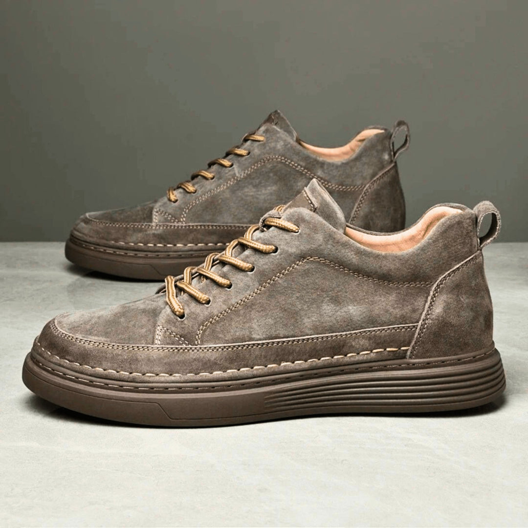 Molvana - PeakTrail Suede Sneakers - 14:200001438#Khaki - No Fur;200000124:100010482
