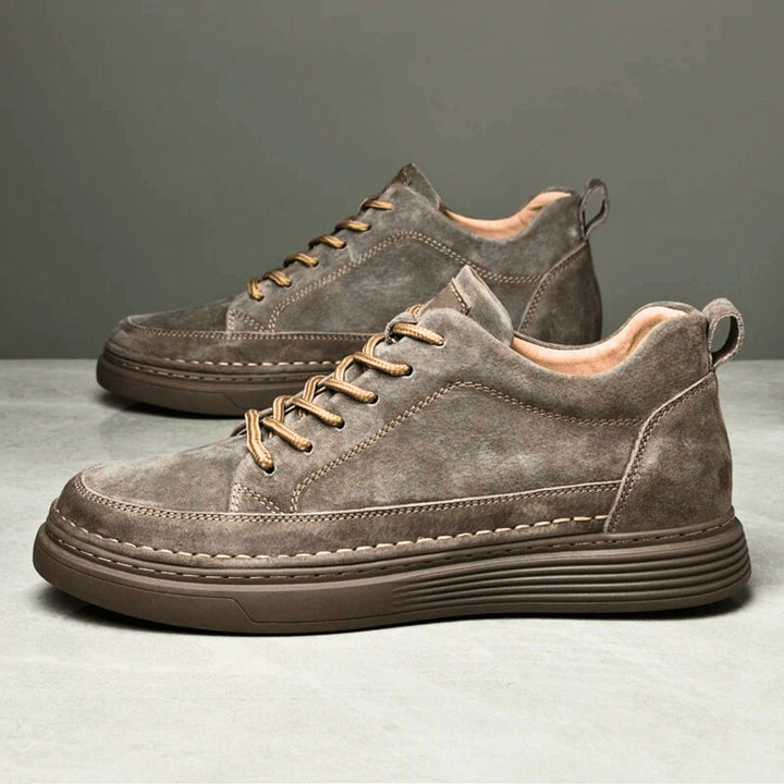 Molvana - PeakTrail Suede Sneakers - 14:200001438#Khaki - No Fur;200000124:100010482